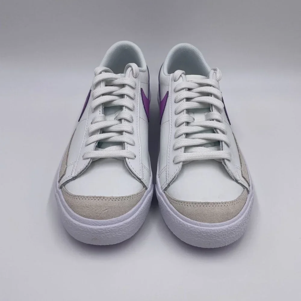 Nike Blazer Low ' 77 White / Purple Womens Shoes